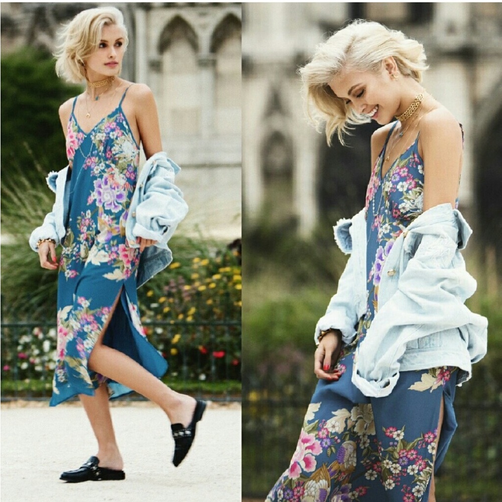 Spell and the Gypsy Blue Skies Slip Dress